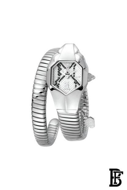 Just Cavalli JC DNA Septagon Silver Dial Ladies Watch image 0
