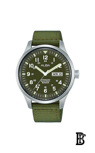 Alba AL4217X Men's fabric Automatic Analog Wrist Watch   Warranty from Elaraby Group image 0