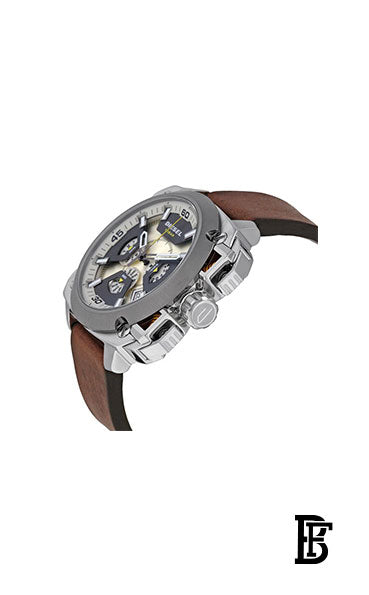 DIESEL Men's BAMF Leather Band Chronograph Watch DZ7343 image 2