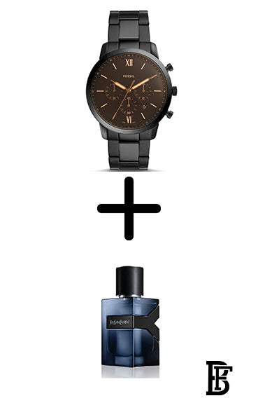 FOSSIL Fs5525 Men's Neutra Chronograph Watch + Gift perfume tester 30 ml image 0