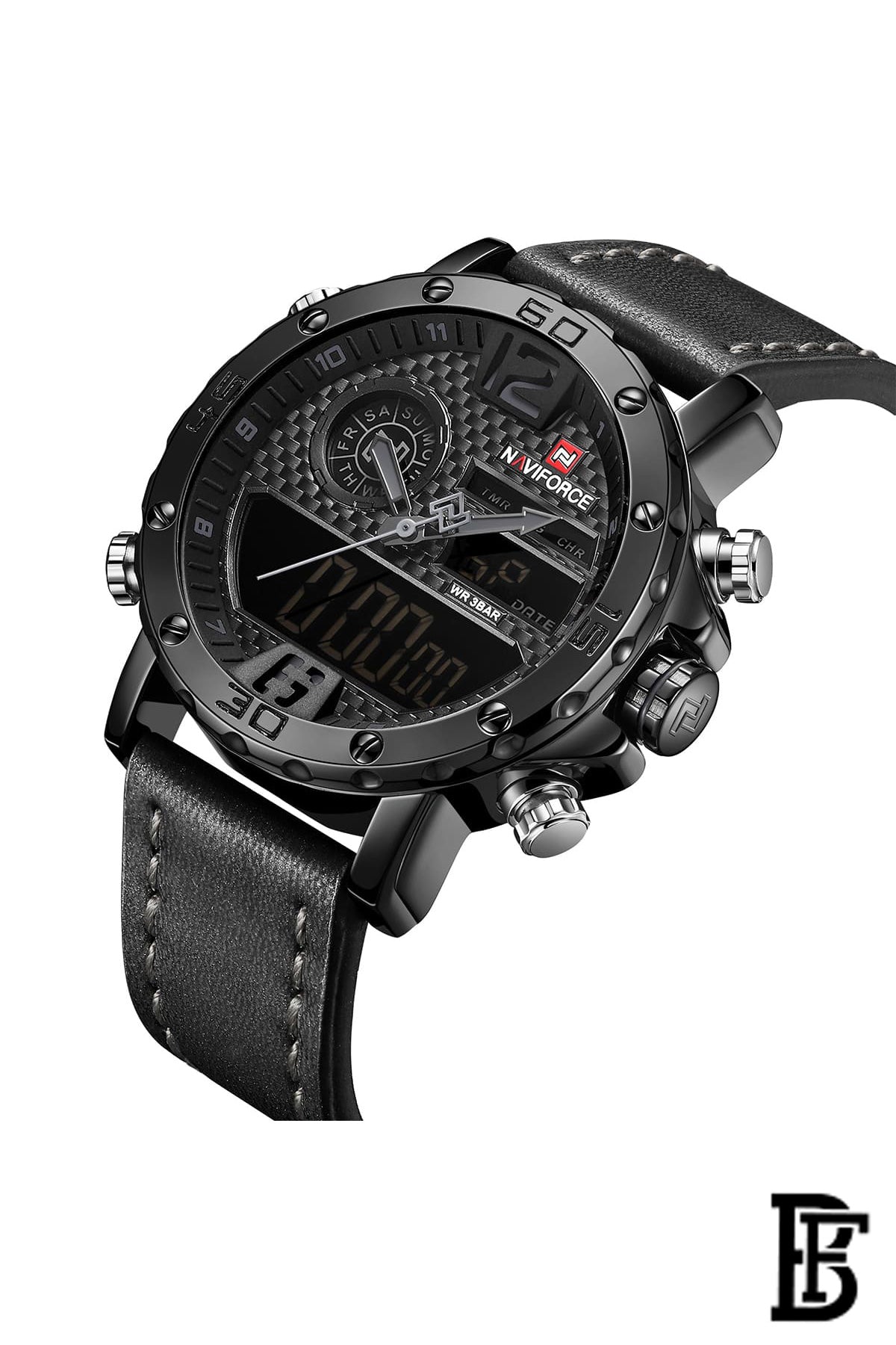Naviforce NF9134 BGYB    Men's Analog Leather Watch image 2
