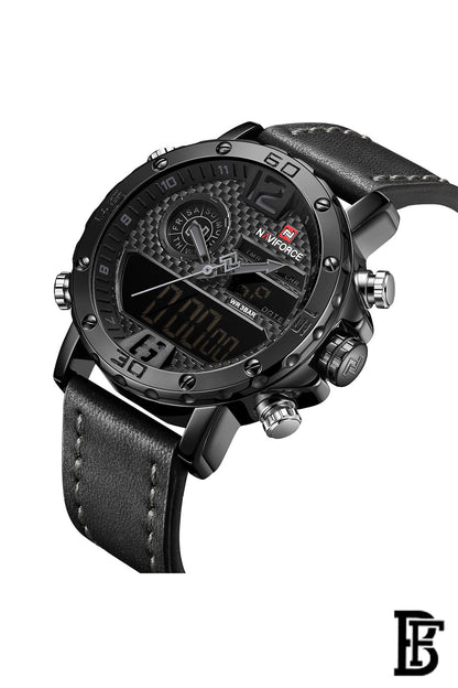 Naviforce NF9134 BGYB    Men's Analog Leather Watch image 2
