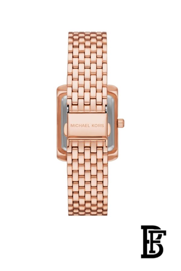 Michael Kors Emery Women's Watch, Rectangular Stainless Steel Watch for Women with Steel or Leather Band MK4743 image 3