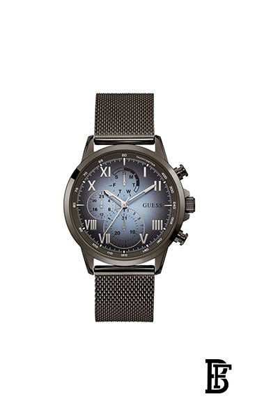 GUESS Men's Stainless Steel Chronograph Watch W1310G3 + Gift perfume Tester 30 ml image 2