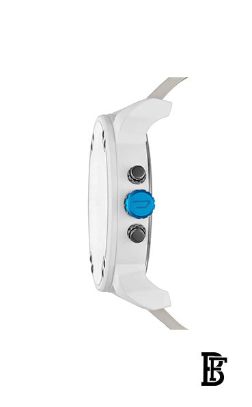 DIESEL Men's Diesel Men's Mr. Daddy 2.0 Chronograph White-Tone Stainless Steel Watch DZ7419 image 2