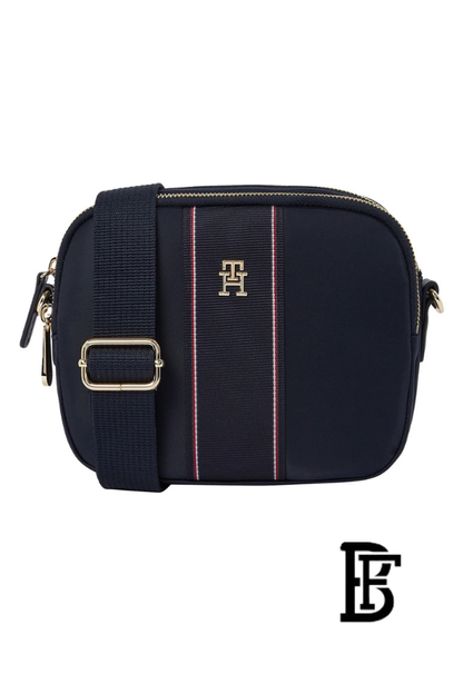 Tommy Hilfiger Blue Women Cross Body Bag Aw0Aw17230 – Elegant Everyday Shoulder Bag image 1
