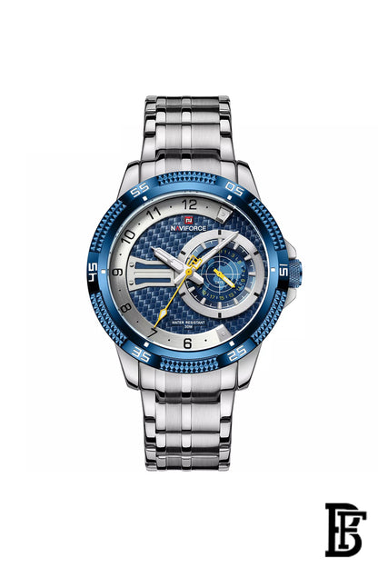 NAVIFORCE NF9206 SBE  MEN'S Stainless Steel Analog Wrist Watch image 0