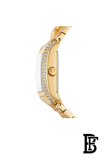 Michael Kors Emery Pave Double Wind Watch with White Dial and Stainless Steel Bracelet for Women - MK4833 image 3
