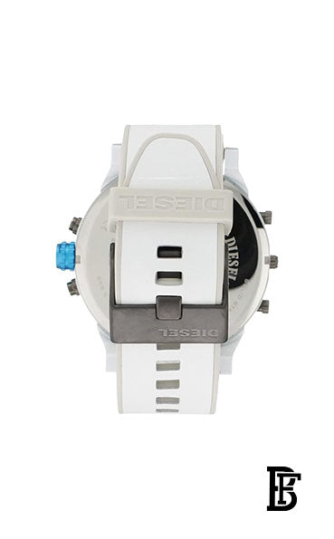 DIESEL Men's Diesel Men's Mr. Daddy 2.0 Chronograph White-Tone Stainless Steel Watch DZ7419 image 3
