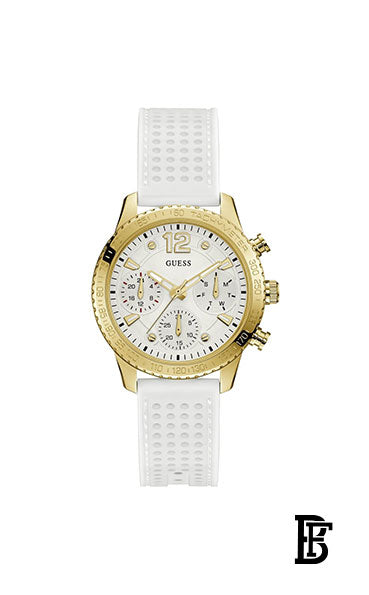 GUESS W1025L5 Women's Rubber Quartz  Analog Wrist Watch image 1