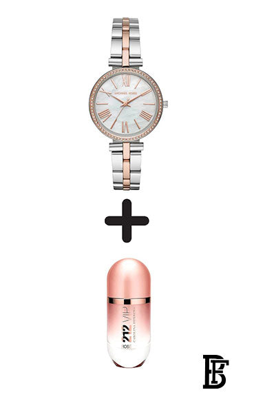 Michael Kors Women's Metal Analog Wrist Watch MK3969 + Gift perfume Tester 30 ml image 0