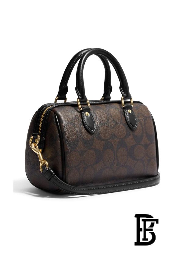 Coach Black Women Shoulder Bag Cv961 – Elegant Everyday Shoulder Bag image 3