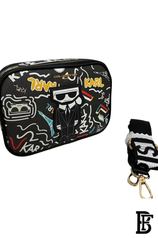 Karl Lagerfeld Maybelle Camera Crossbody - Black BAG0091 image 0