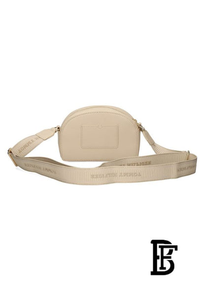 Tommy Hilfiger Beige Leather Women Handbag Aw0Aw16679– Elegant Everyday Shoulder Bag image 4