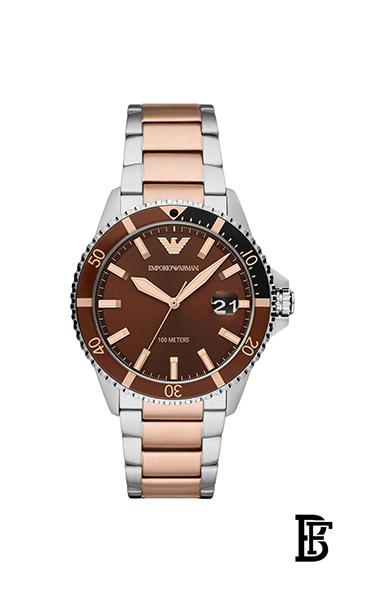 EMPORIO ARMANI Men Diver Water Resistance Stainless Steel Analog Watch AR11340 image 0