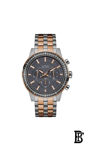 GUESS Men Water Resistant Chronograph Watch W0801G2 + Gift perfume Tester 30 ml image 2