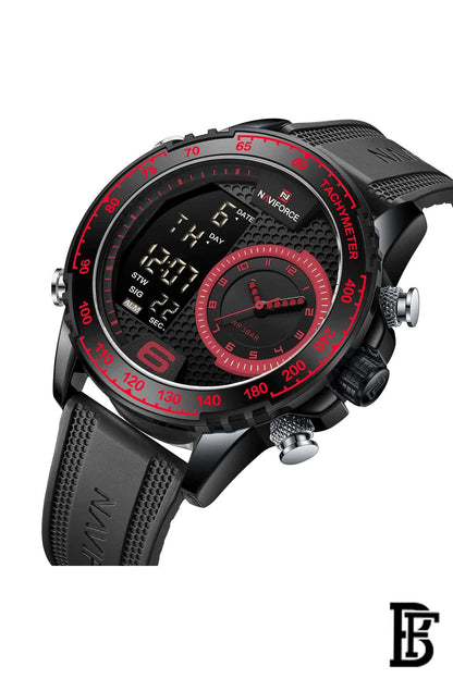 Naviforce NF9199T BRB Men's Analog Silicone Watch image 2