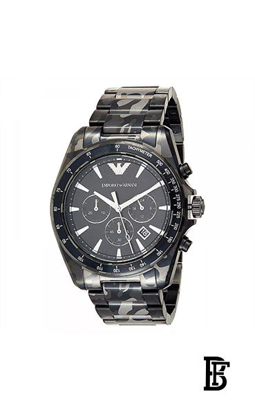 EMPORIO ARMANI Men's Analog Stainless Steel Clasp Round Wrist Watch Ar11027 + Gift perfume Tester 30 ml image 2