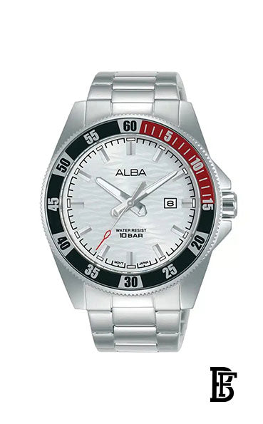 Alba AG8L99X Men's Stainless Steel Quartz  Analog Wrist Watch  Warranty from Elaraby Group image 1