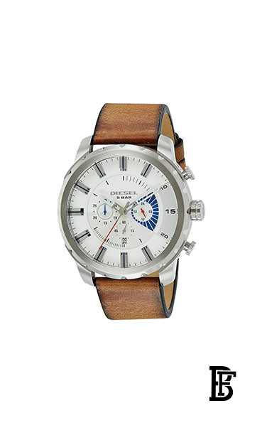 DIESEL men Leather Analog Wrist Watch DZ4357 + Gift perfume Tester 30 ml image 2