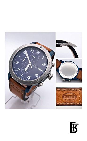FOSSIL Men's Leather Buckle Analog Watch ch3085 image 3