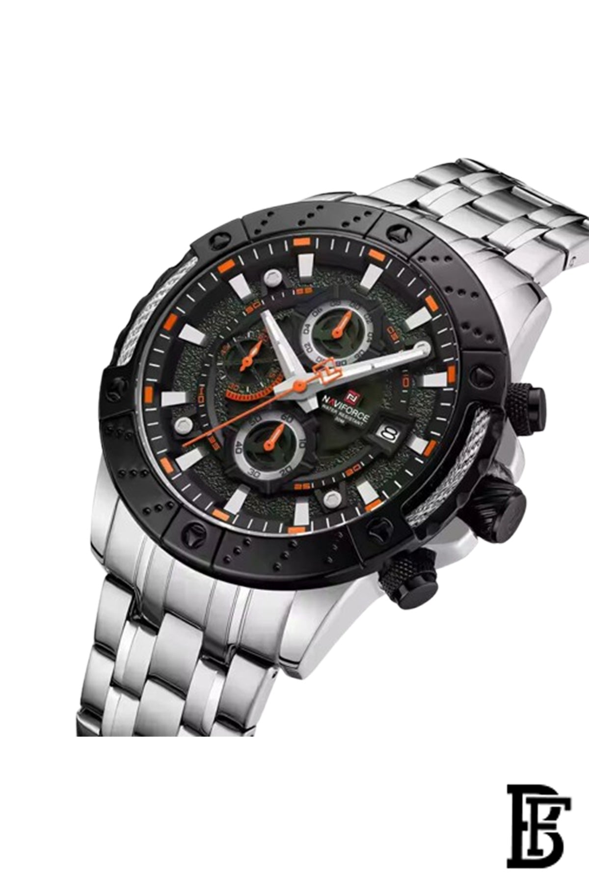 NAVIFORCE NF9227 SOS MEN'S Stainless Steel Wrist Watch image 2
