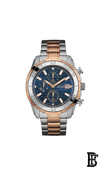 GUESS Men's Water Resistant Chronograph Watch W0746g1 + Gift perfume Tester 30 ml image 2