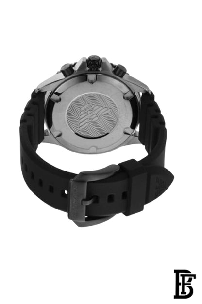 Emporio Armani Men's Chronograph Round Shape Silicone Strap Watch AR11515 image 3