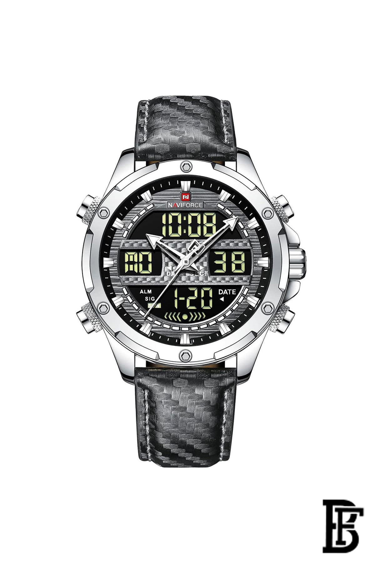 Naviforce NF9194 SGYGY     Men's Analog Leather Watch image 0