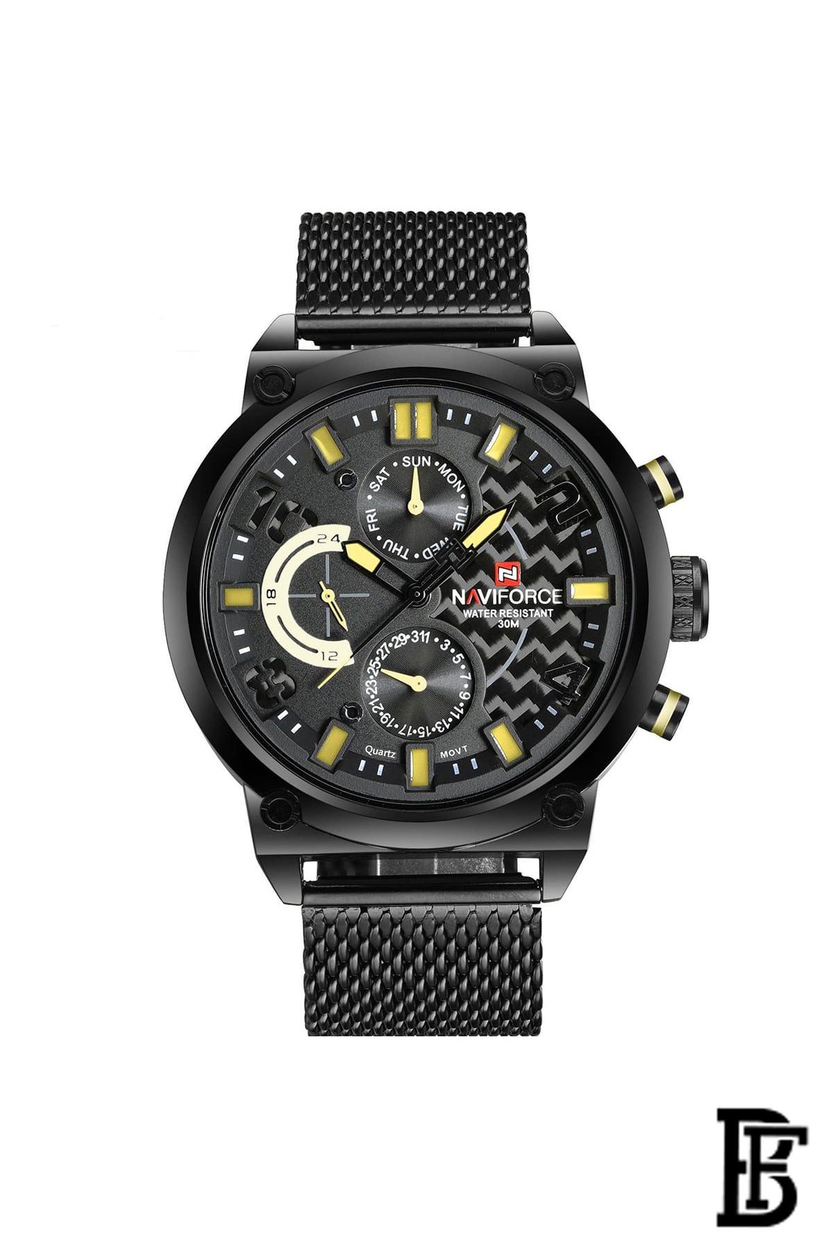 NAVIFORCE NF9068 BYB   MEN'S Stainless Steel Wrist Watch image 0