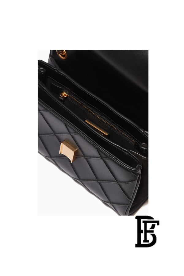 Tory Burch Black Leather Women Handbag 139060 001 – Elegant Everyday Shoulder Bag image 7