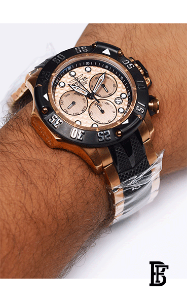 Invicta Subaqua Swiss Ronda Z60 Caliber Men's Watch - 55.45mm, Rose Gold, Black image 2