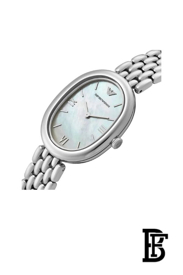 Emporio Armani Sinfonia Women’s Watch AR11706 – Mother of Pearl White Dial – Silver Stainless Steel image 4