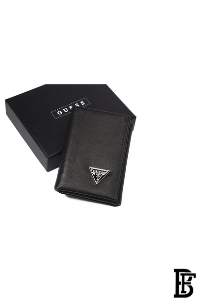 Guess Wallet for Men, Leather, Black image 1