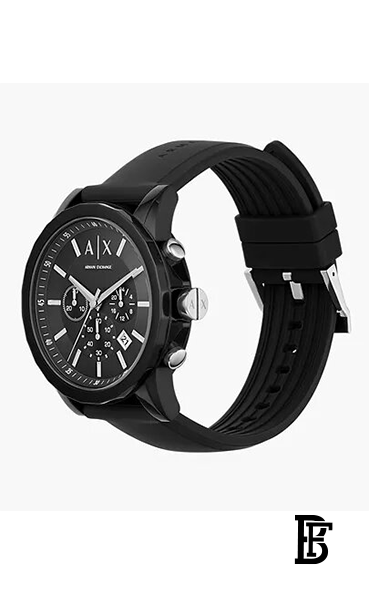 Armani ExchangeMen's Rubber Chronograph Watch AX1326 image 2