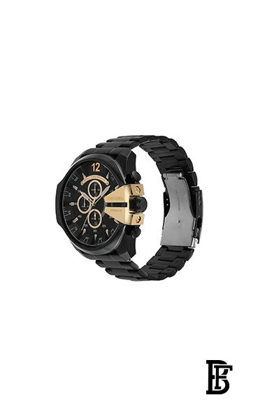 DIESEL Men's Master Chief Round Shape Stainless Steel Chronograph Wrist Watch 51 mm - Black - DZ4338 image 2