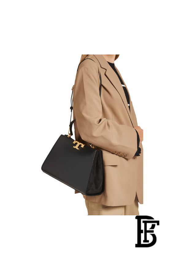 Tory Burch Black Leather Women Handbag 137312 001 – Elegant Everyday Shoulder Bag image 9