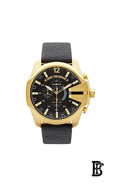 DIESEL Men's Mega Chief Chronograph Watch DZ4344 + Gift perfume Tester 30 ml image 2