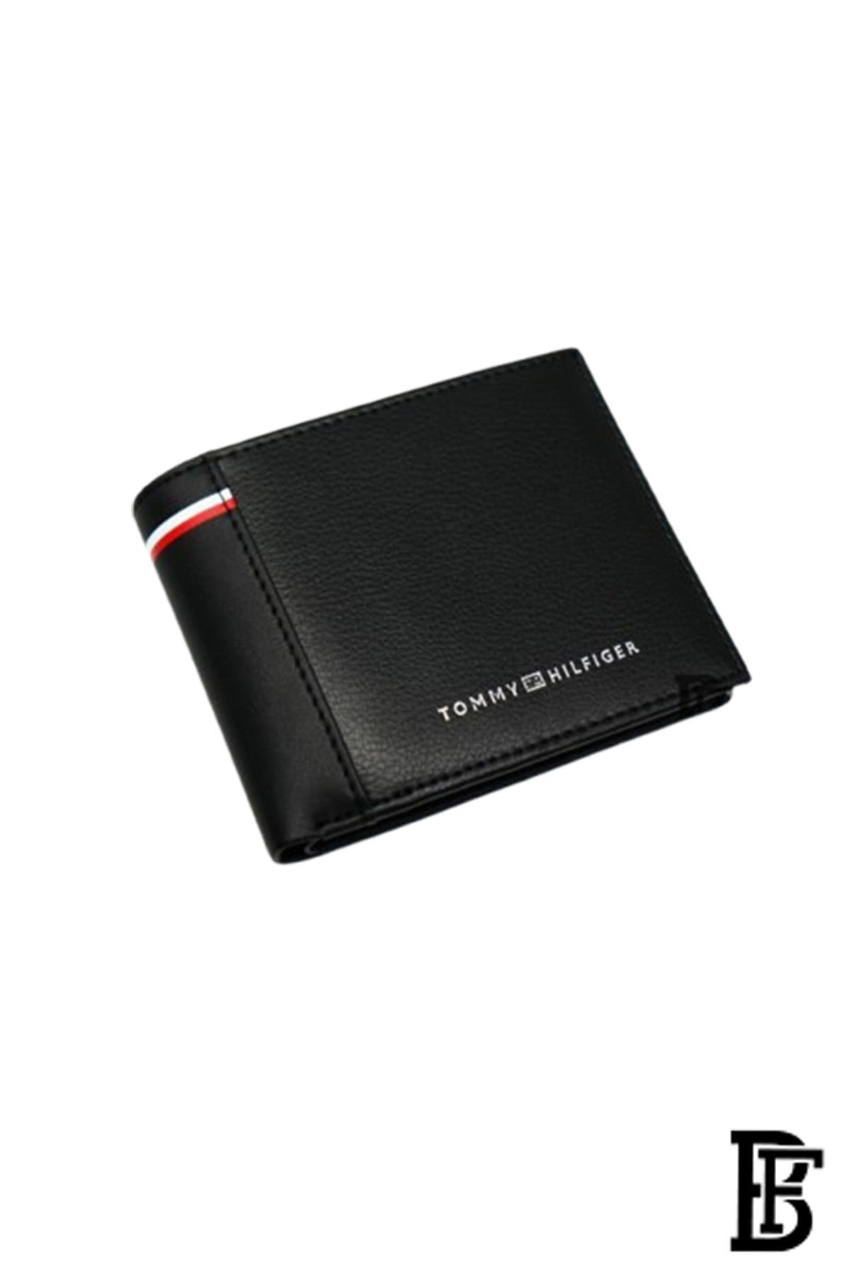 Leather Coin And Credit Card Wallet BLACK- LEATHER image 3