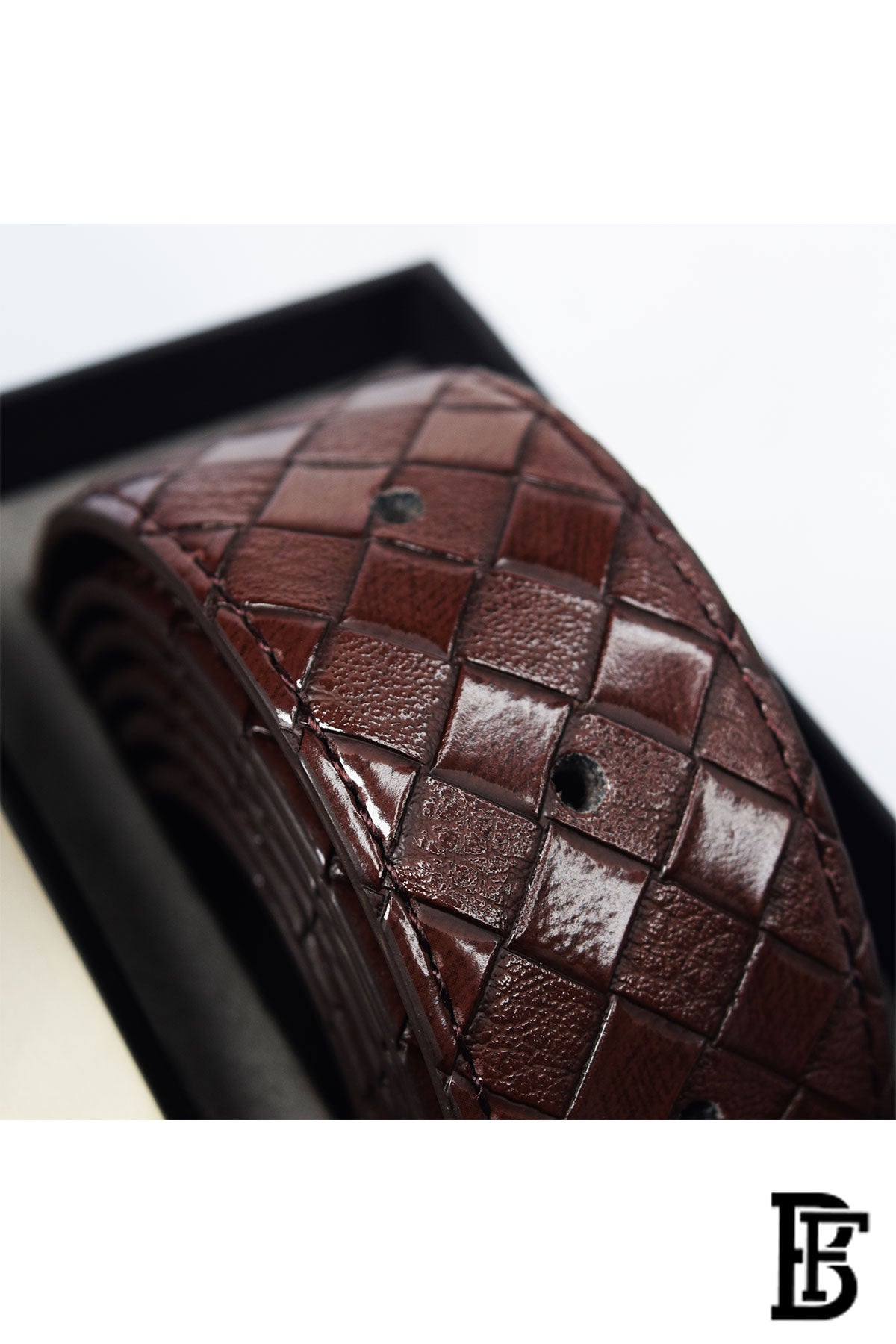 Calvin Klein Belt  Black Genuine Black and Brown image 2