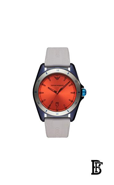 EMPORIO ARMANIMen's Rubber Analog Wrist Watch AR11218 image 2