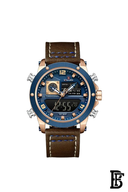 Naviforce NF9236 RGBEBN  Men's Analog Leather Watch image 1