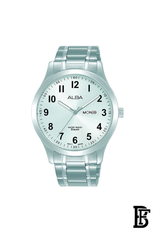 Alba AJ6163X1 Men's Stainless steel Quartz Analog Wrist Watch      Warranty from Elaraby Group image 1