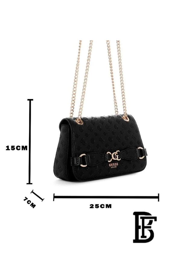 Guess Black Women Shoulder Bag Hwpg9336210 Blo – Elegant Everyday Shoulder Bag image 9