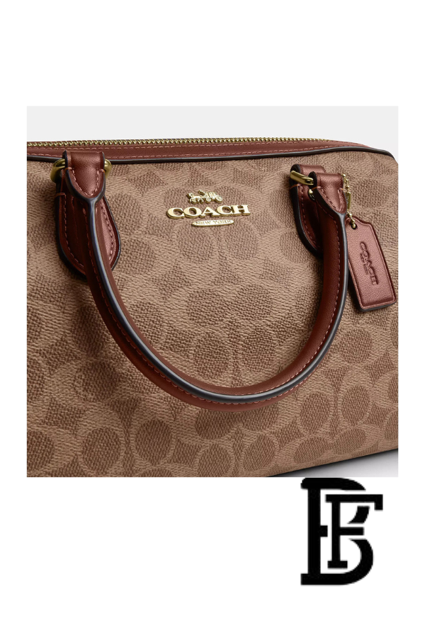 Coach Tan Brown Women Handbag  Cv 961 Imxhe – Elegant Everyday Handbag image 4