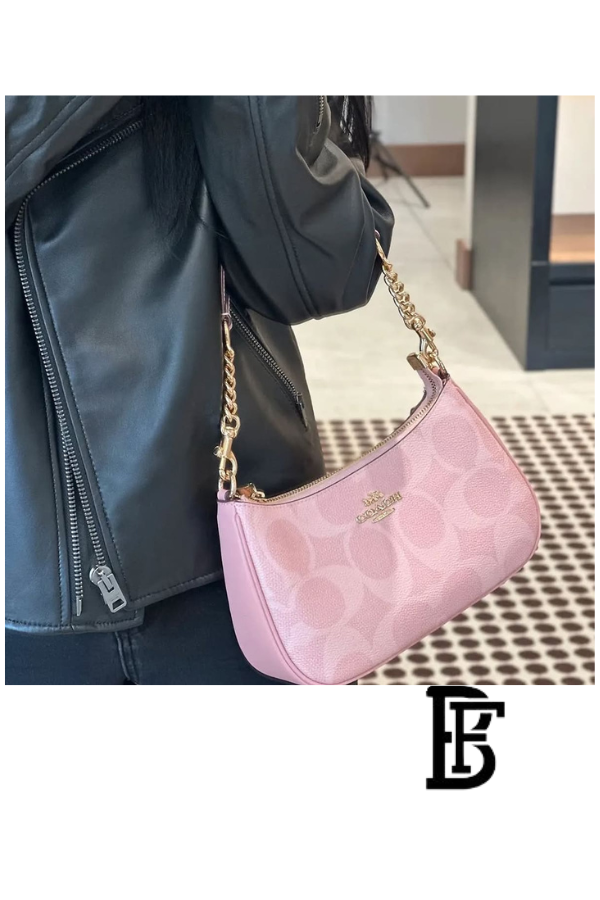 Coach Pink  Women Shoulder Bag Cal51 Teri  – Elegant Everyday Shoulder Bag image 3