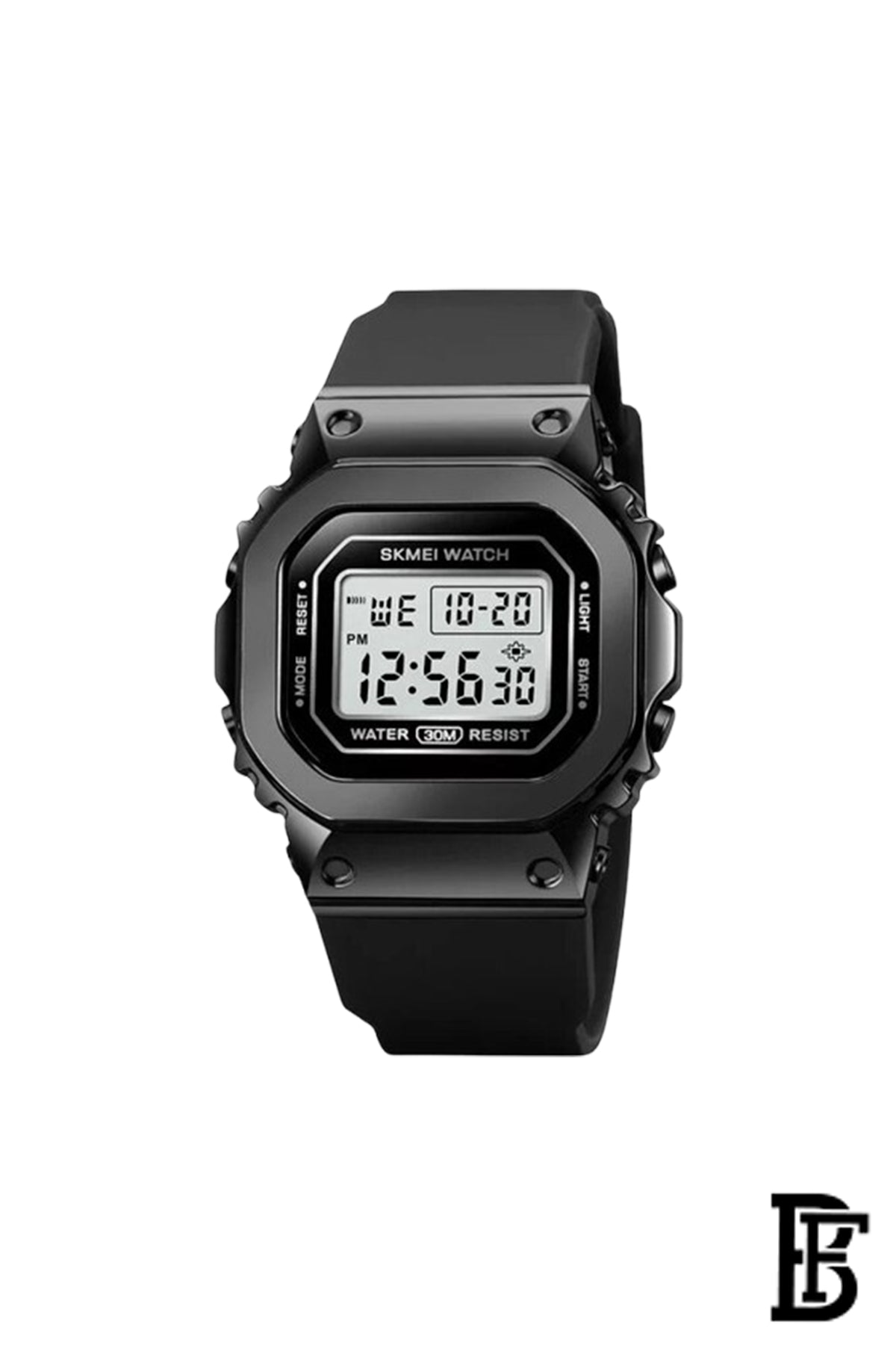 SKMEI Men's Women's Luxury Steel Small Dial Watch Black SKMEI 1796 Water and Shock Resistant for Women image 0