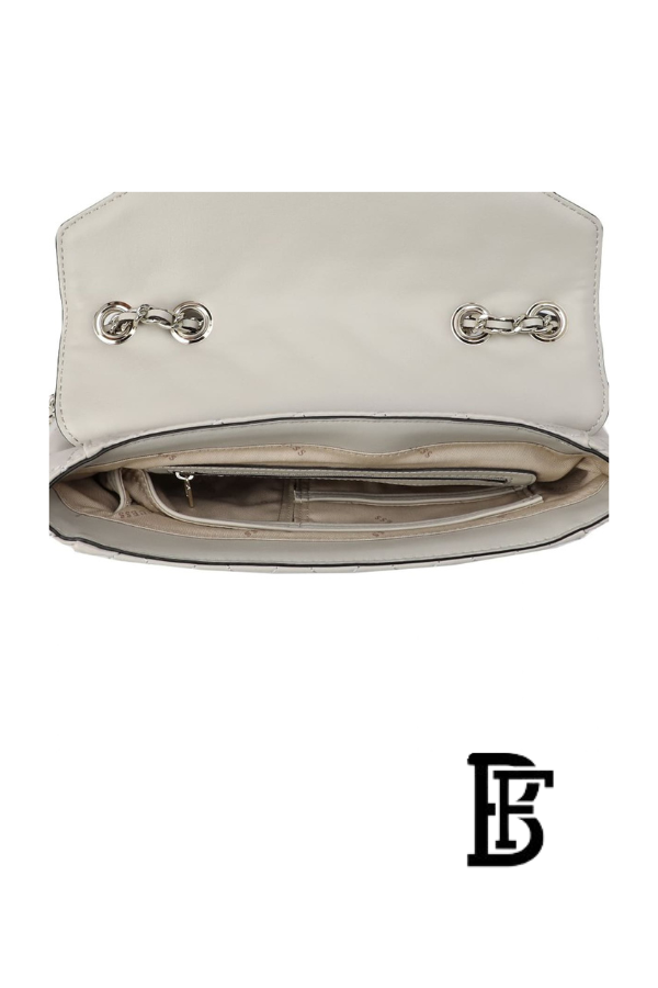 Guess Grey  Women Shoulder Bag Hwvg7970210 Gry  – Elegant Everyday Shoulder Bag image 9