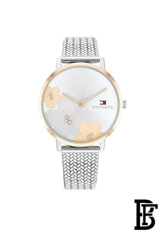 Tommy Hilfiger Women's Watch 1782606 – Light Gold Dial & Slim Gold Ion-Plated Stainless Steel Strap (Copy) image 0
