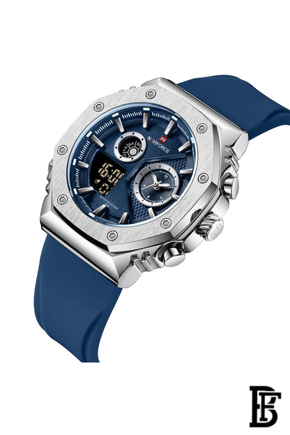 Naviforce NF9216T S/BE/BE    Men's Analog Leather Watch image 2